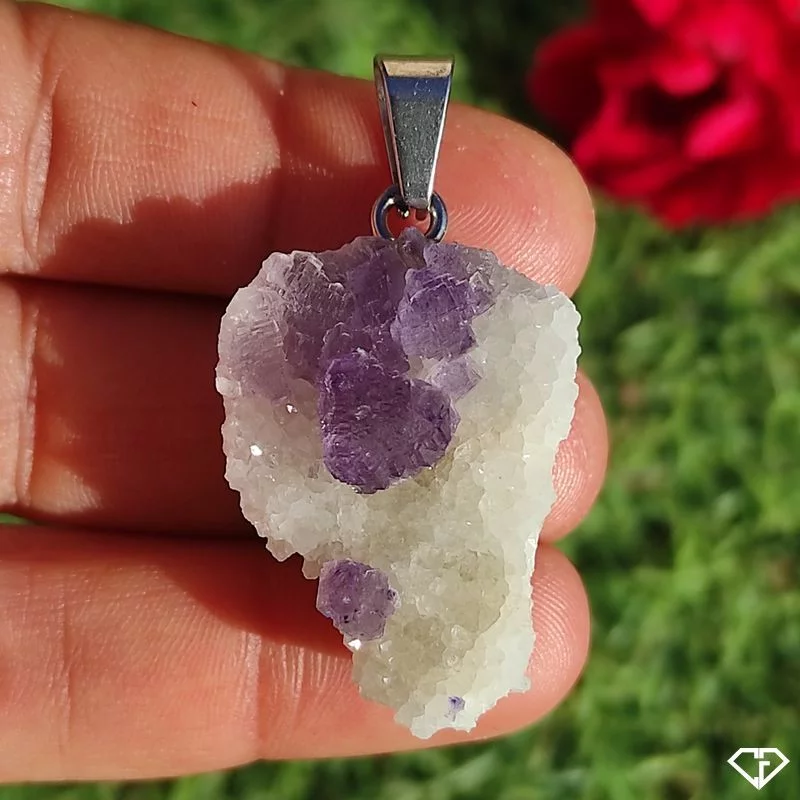 Pendentif en Fluorite brute