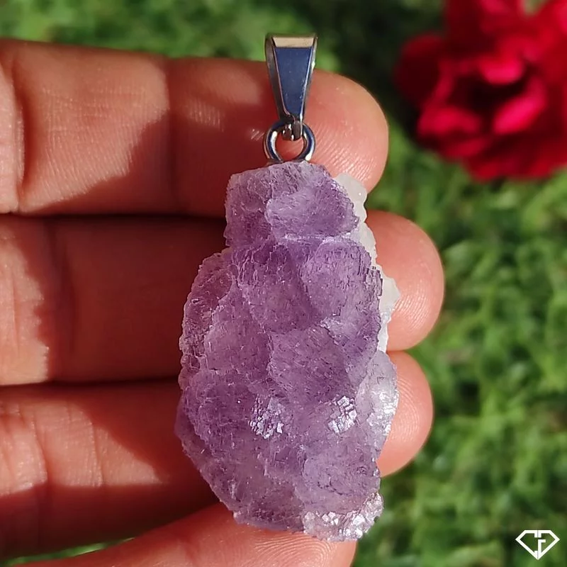 Pendentif en Fluorite brute