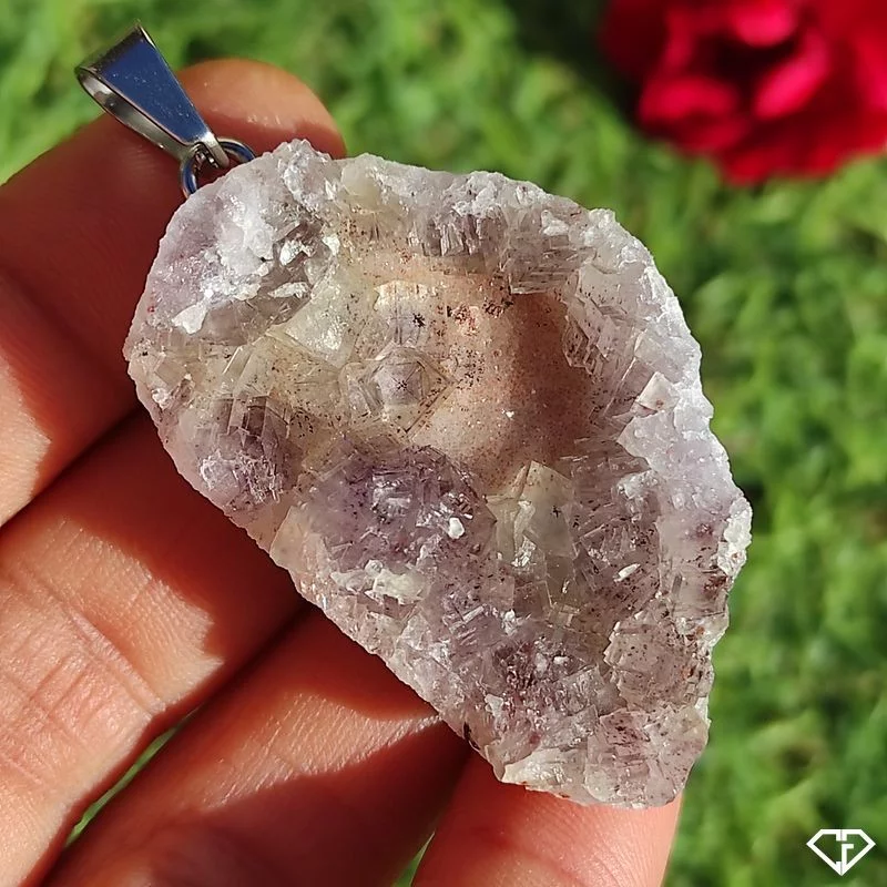 Pendentif en Fluorite brute