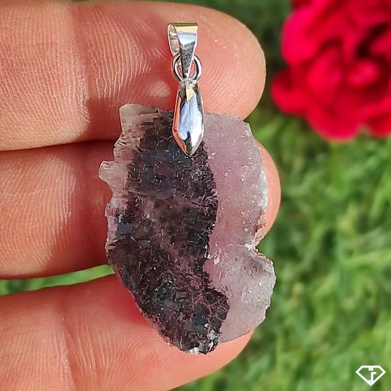 Pendentif en Fluorite brute