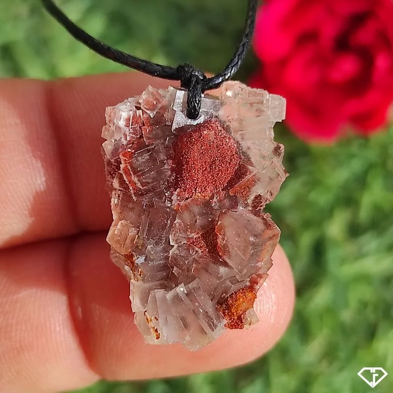 Pendentif en Fluorite brute