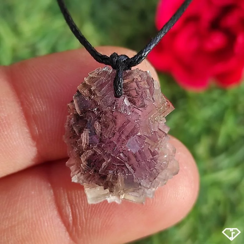 Pendentif en Fluorite brute