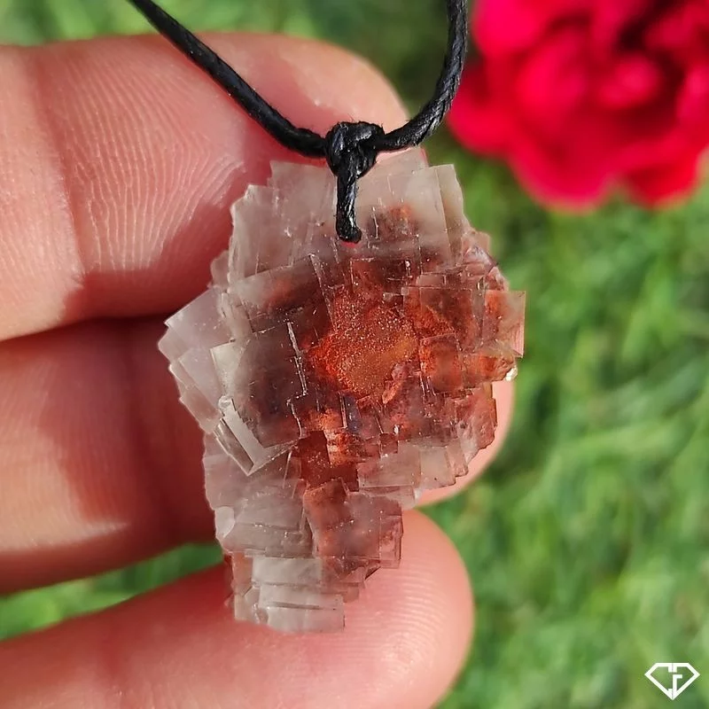 Pendentif en Fluorite brute