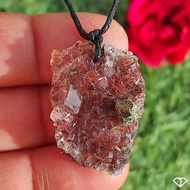 Pendentif en Fluorite brute