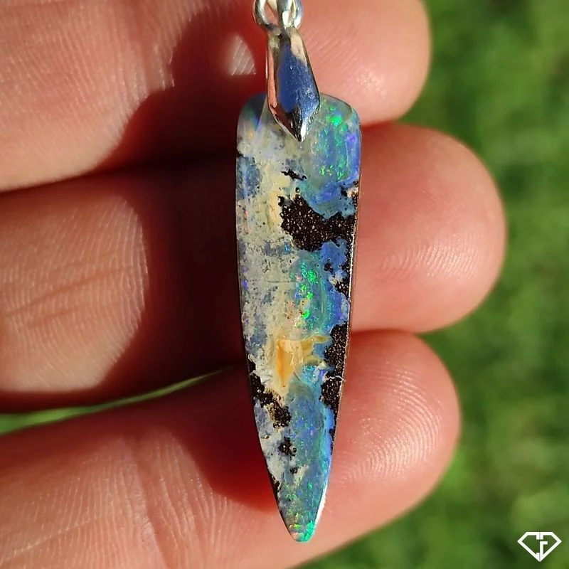 Pendentif en Opale Boulder
