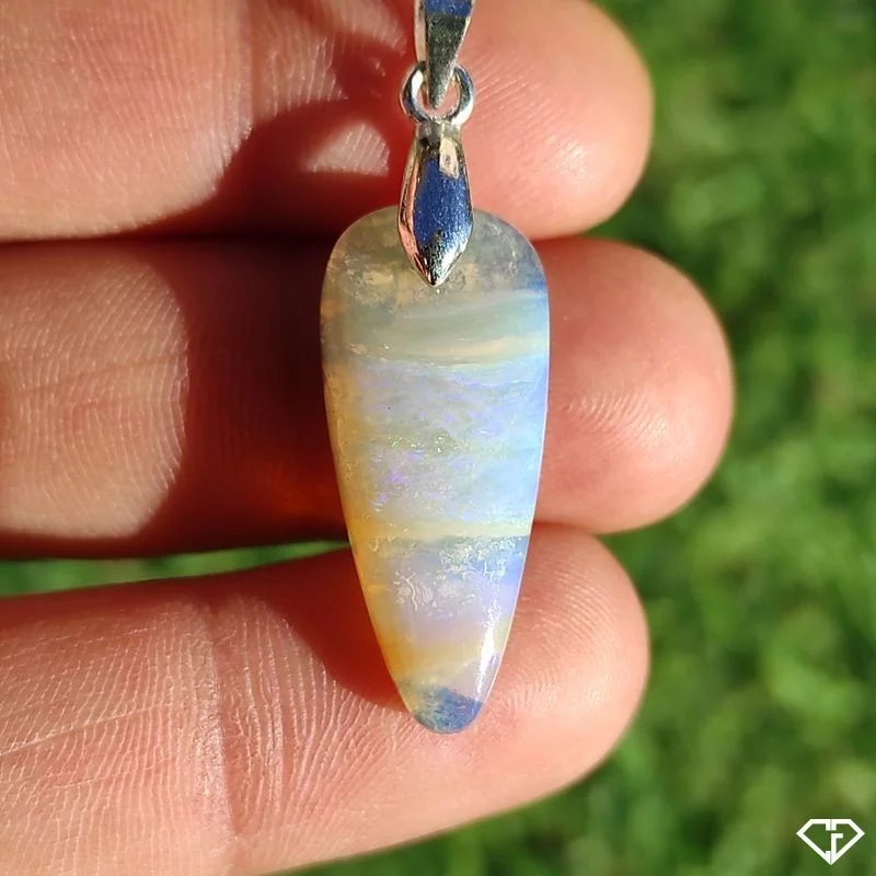 Pendentif en Opale Boulder