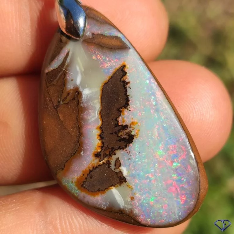 Pendentif en Opale Boulder