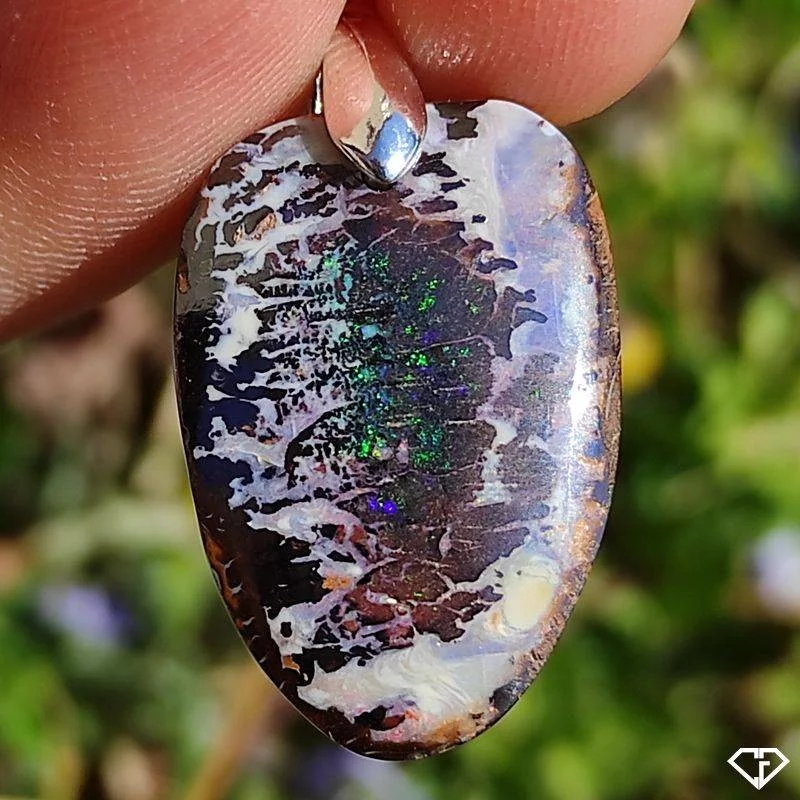 Pendentif en Opale Boulder Yowah