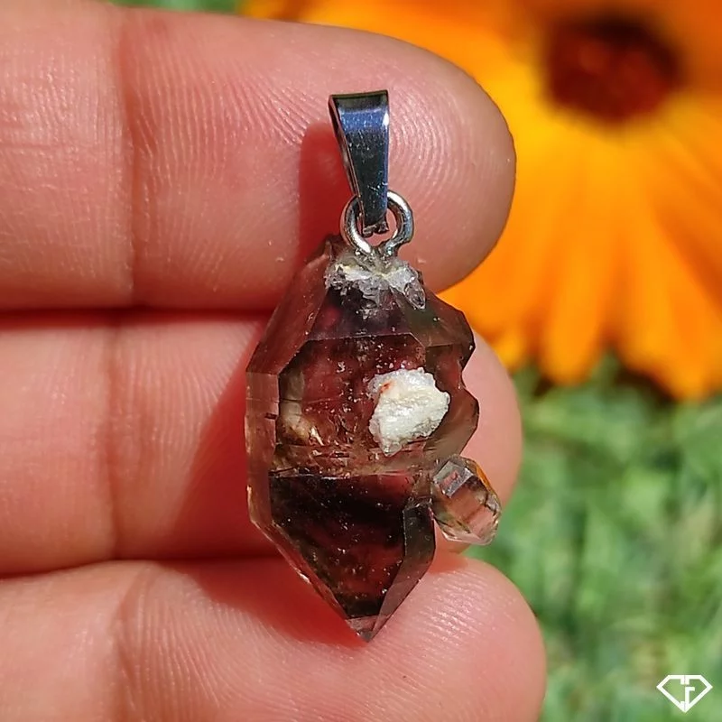 Pendentif en Quartz fumé