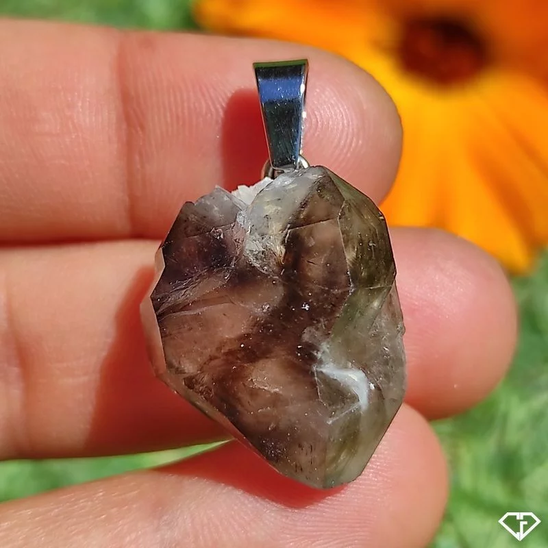 Pendentif en Quartz fumé