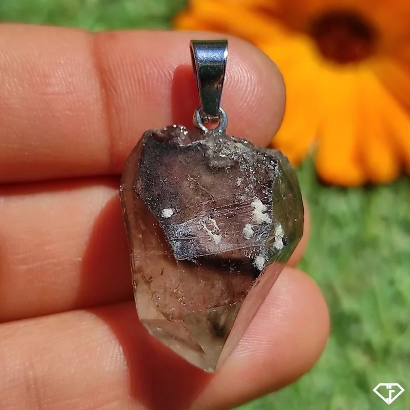 Pendentif en Quartz fumé