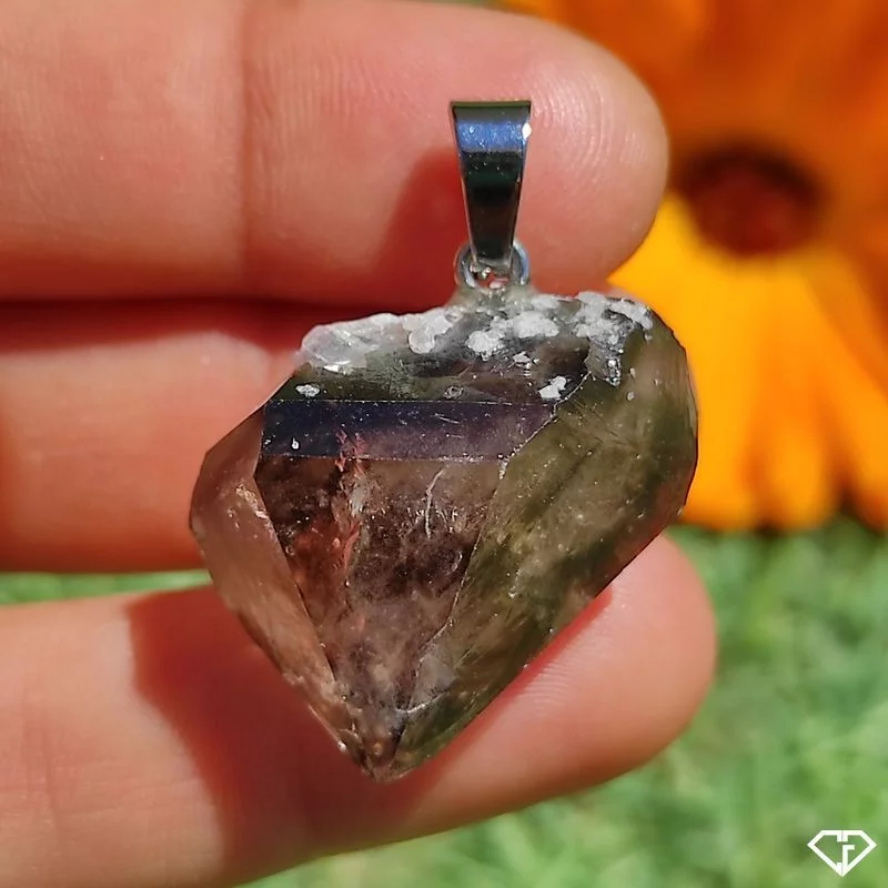 Pendentif en Quartz fumé