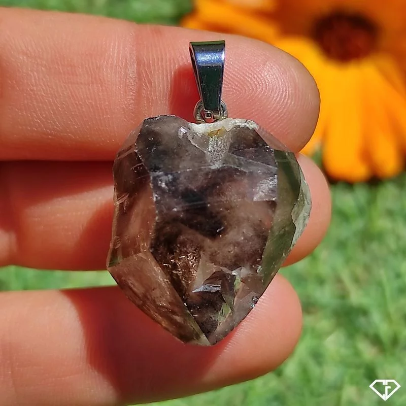 Pendentif en Quartz fumé