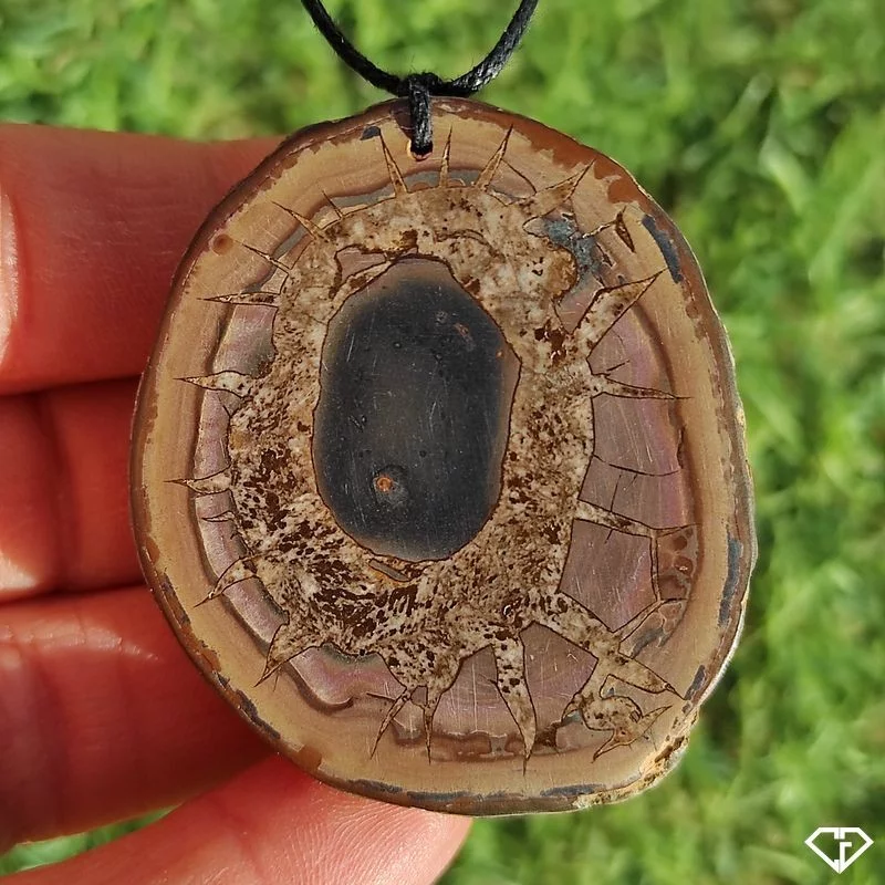 Pendentif en Septaria