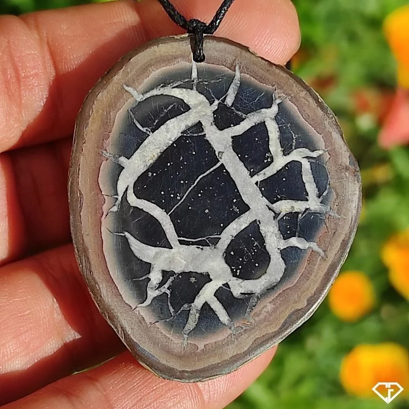 Pendentif en Septaria