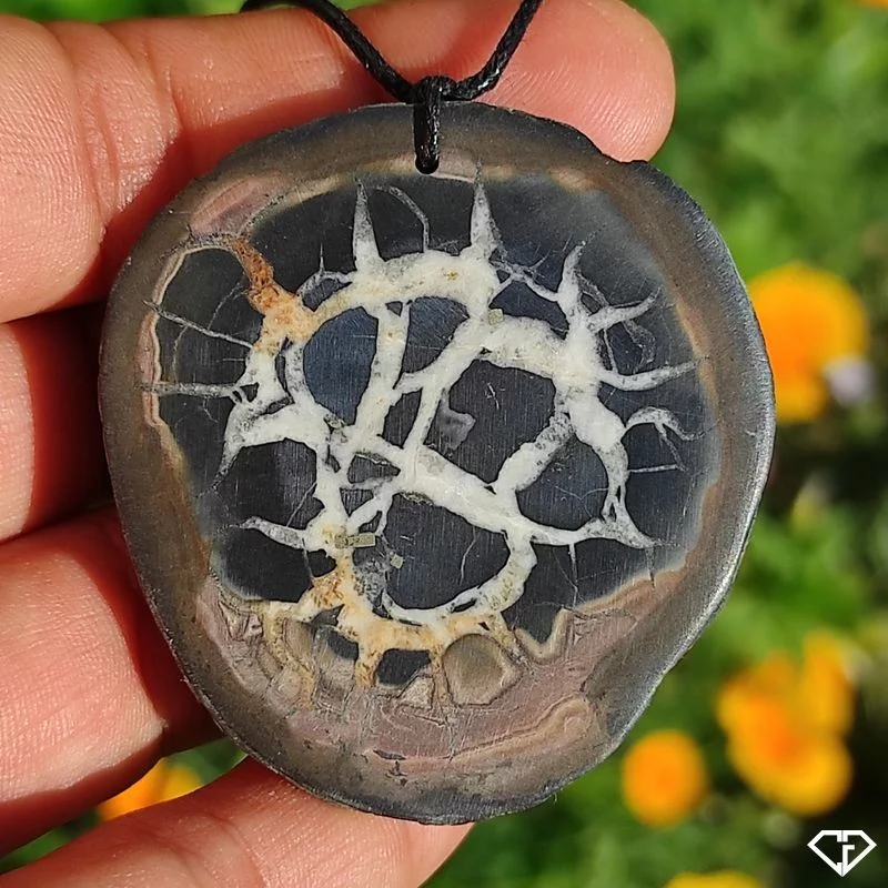 Pendentif en Septaria