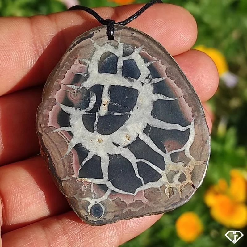 Pendentif en Septaria