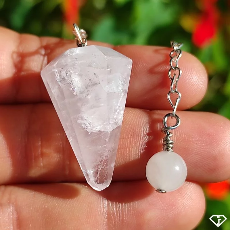 Pendule en Cristal de roche