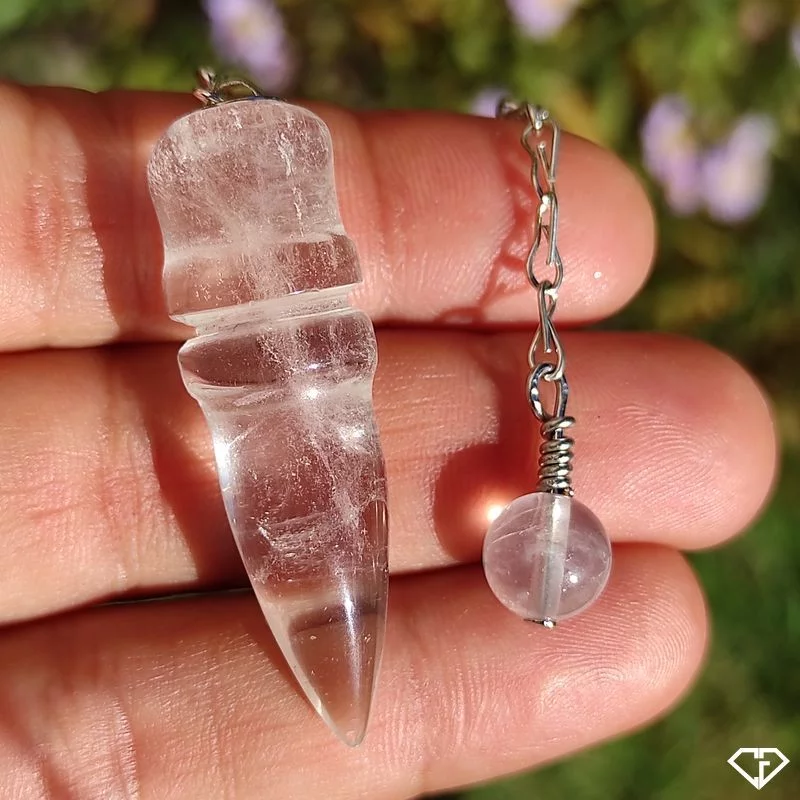 Pendule en Cristal de roche