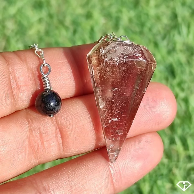 Pendule en Quartz fumé