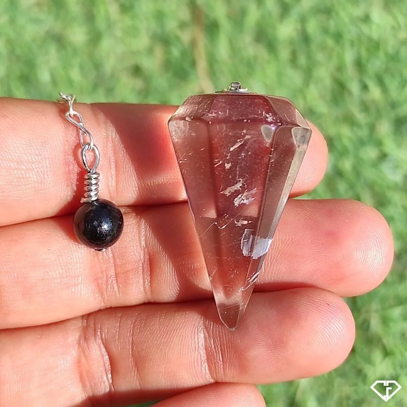 Pendule en Quartz fumé