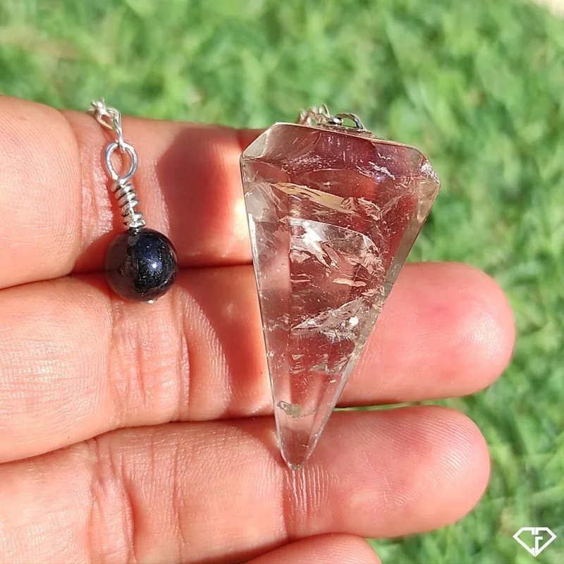 Pendule en Quartz fumé