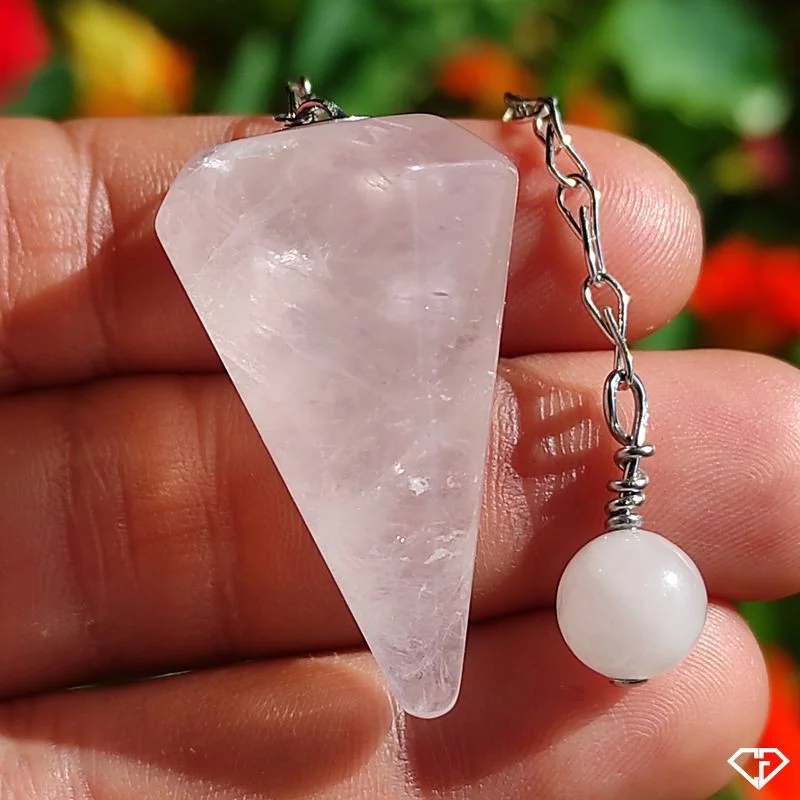 Pendule en Quartz rose