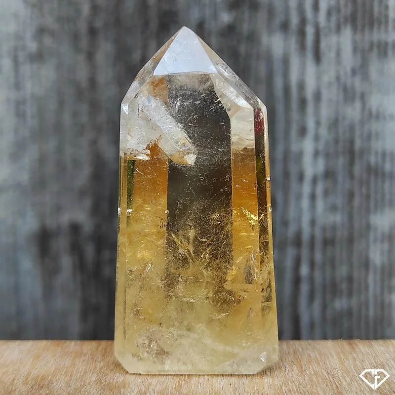 Pointe en Citrine naturelle