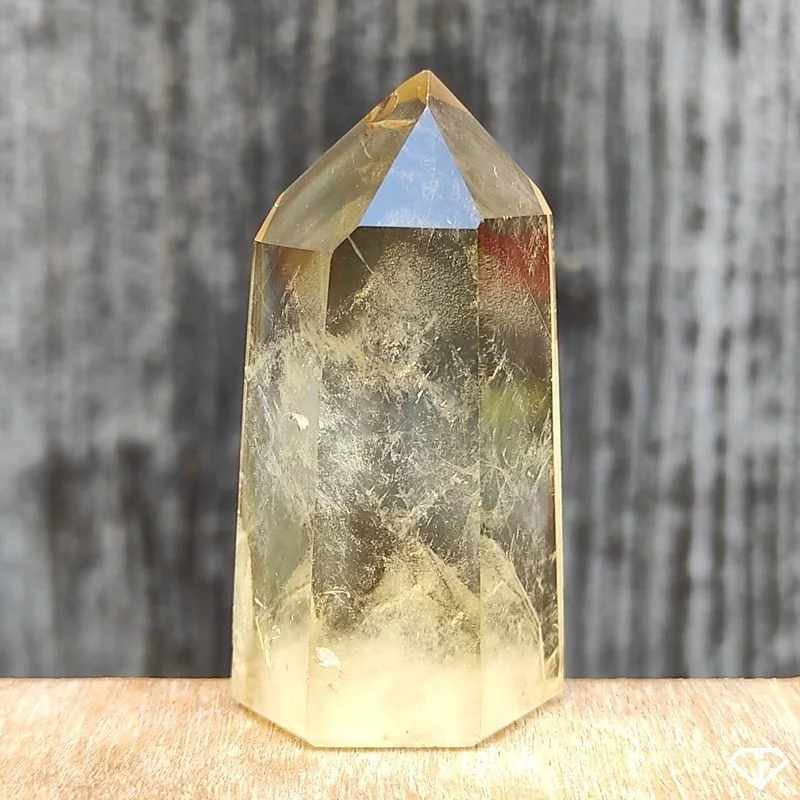 Pointe en Citrine naturelle