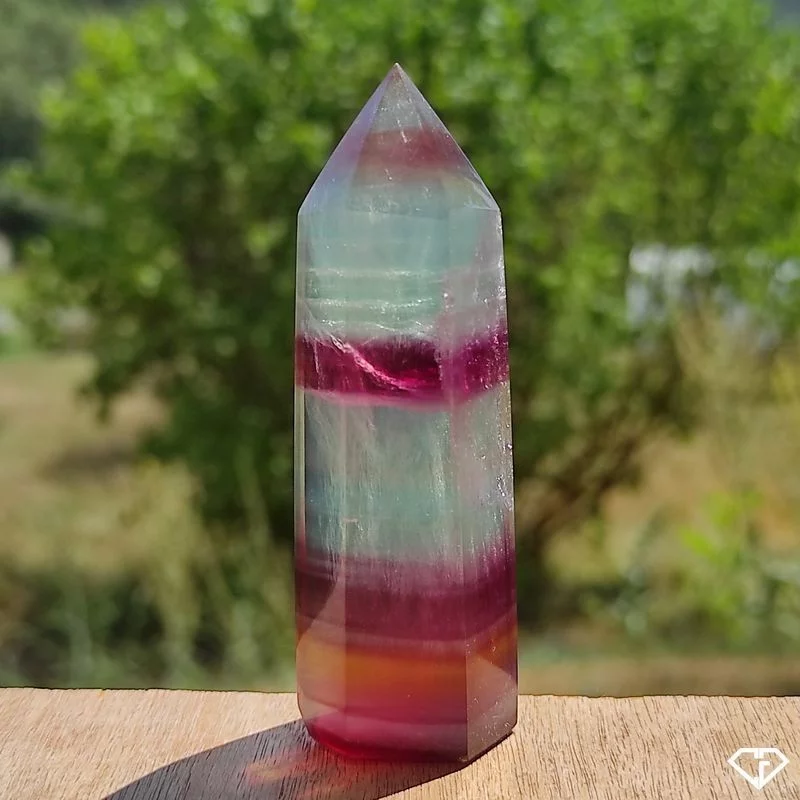 Pointe en Fluorite