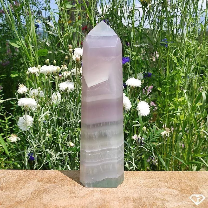 Pointe en Fluorite