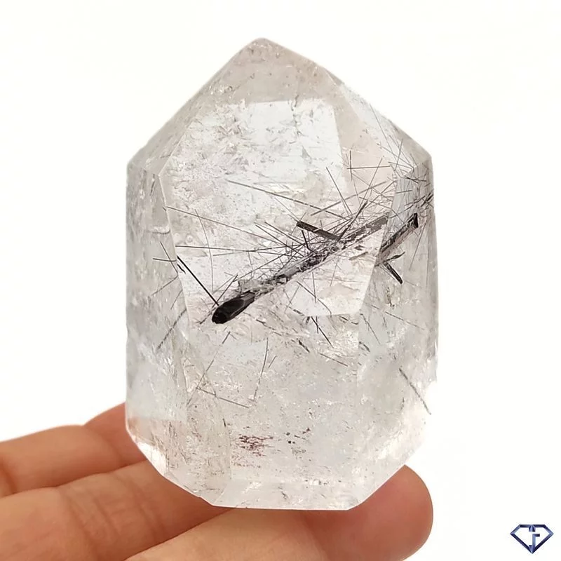 Pointe en Quartz Tourmaline