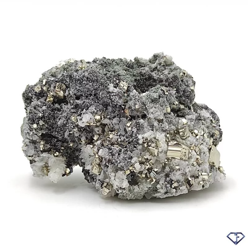 Pyrite Quartz Chlorite Galène et Calcite