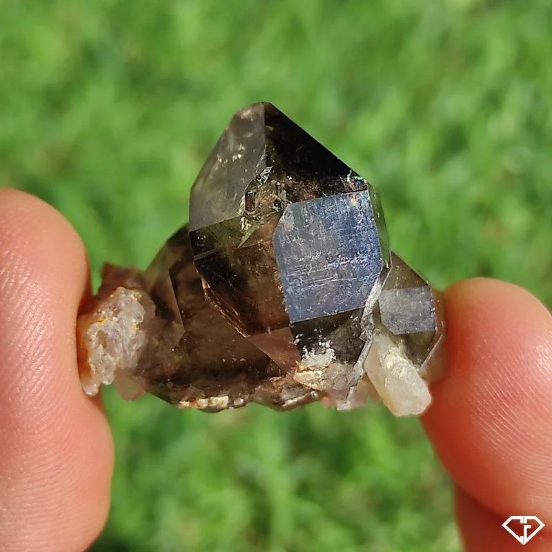 Quartz fumé brut