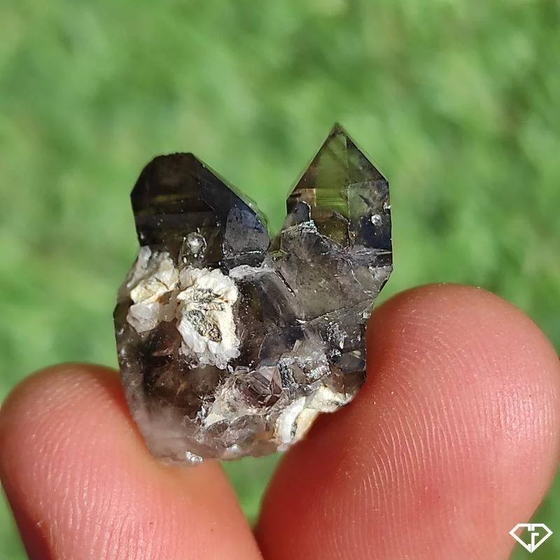 Quartz fumé brut