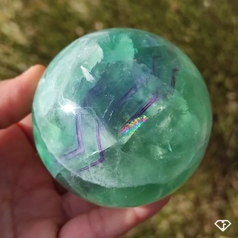 Sphère en Fluorite verte