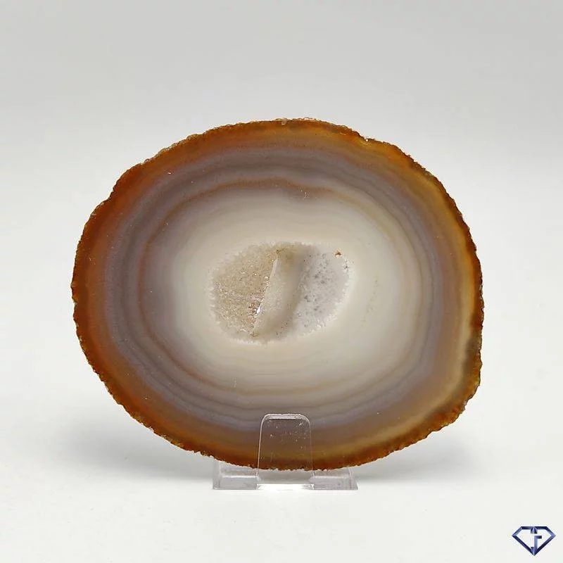 Tranche d'Agate naturelle