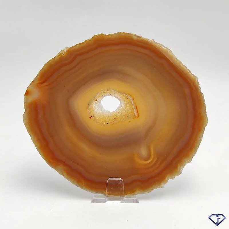 Tranche d'Agate naturelle
