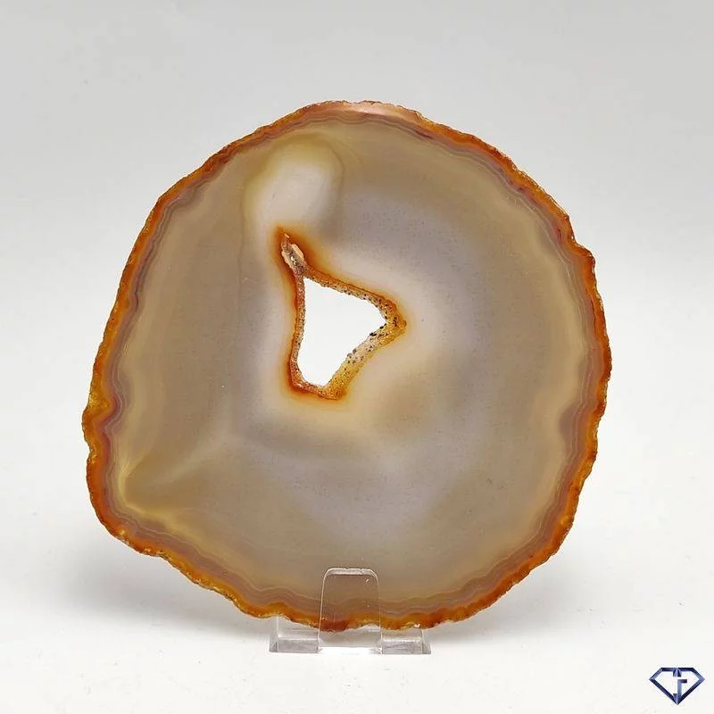 Tranche d'Agate naturelle