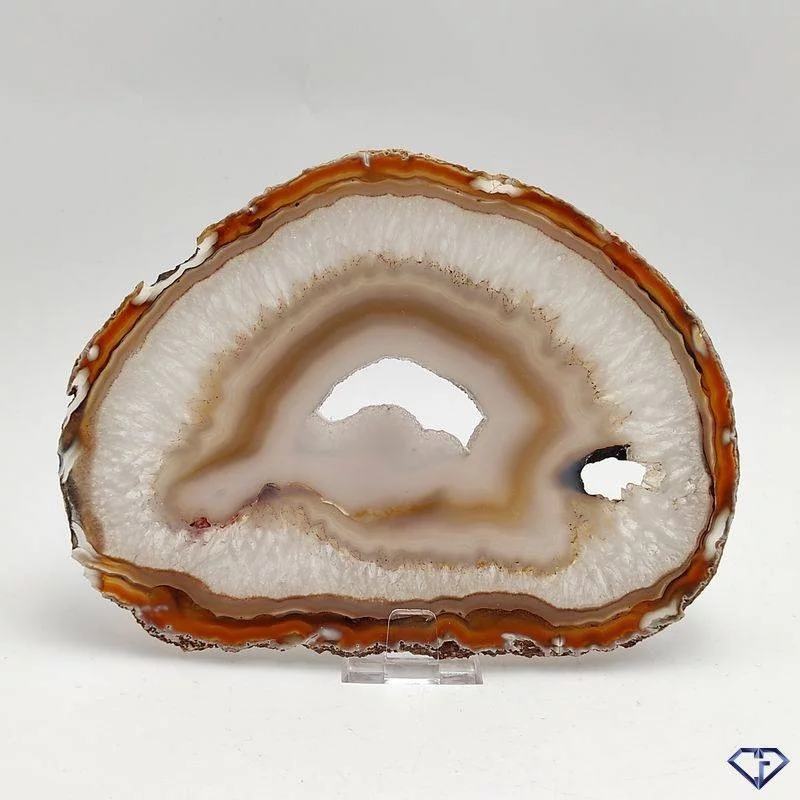 Tranche d'Agate naturelle