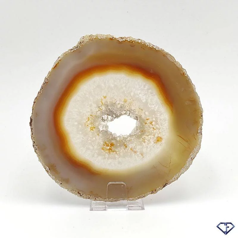 Tranche d'Agate naturelle