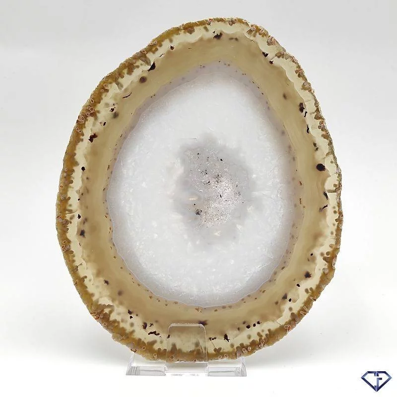 Tranche d'Agate naturelle