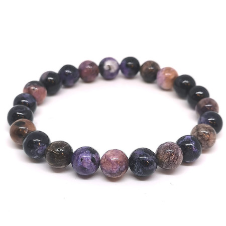 Charoïte - Bracelet Boules