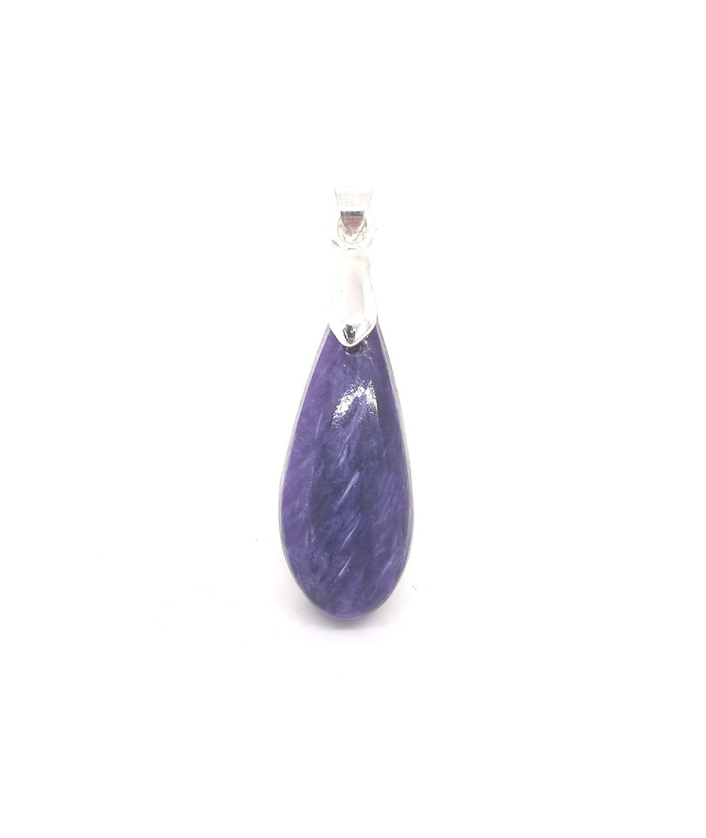 Charoïte - Pendentif Bélière - Cabochon