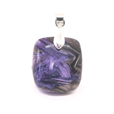 Charoïte - Pendentif Bélière - Cabochon