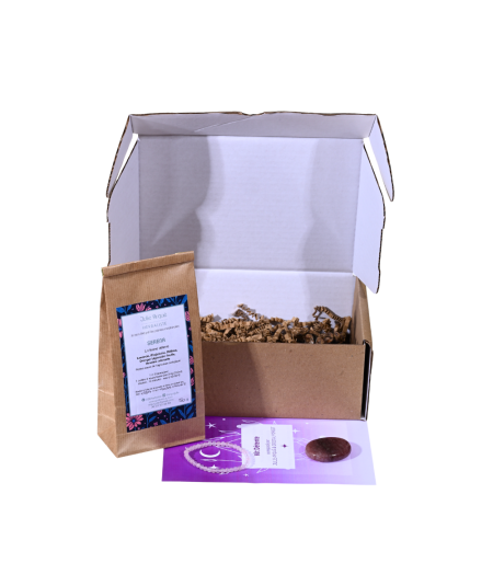 Coffret Détente & apaisement émotionnel (Tisane et Pierres)