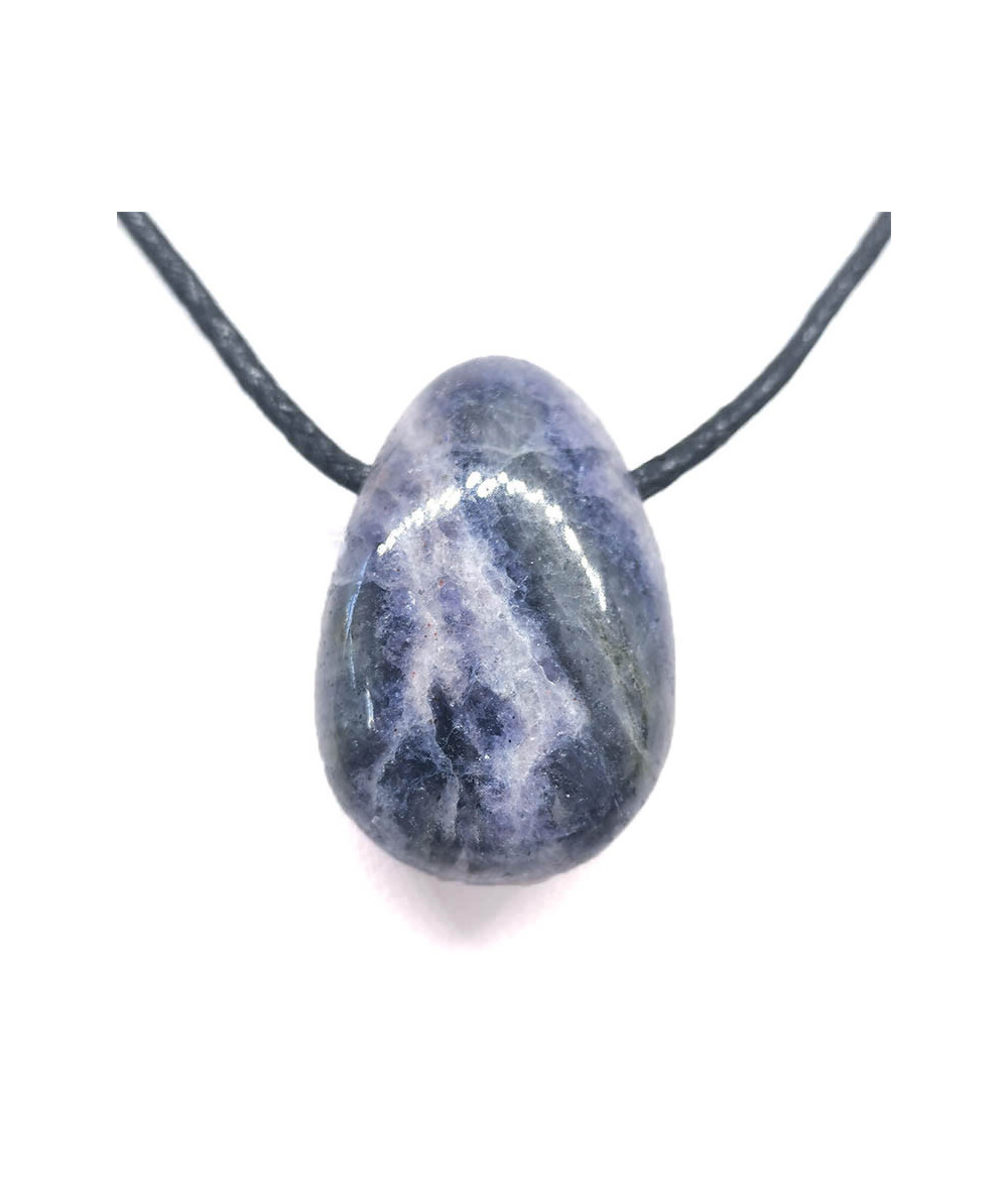 Cordiérite (Iolite) - Pendentif Pierre Percée