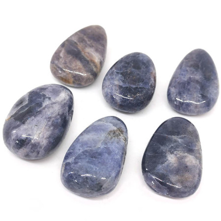 Cordiérite (Iolite) - Pendentif Pierre Percée