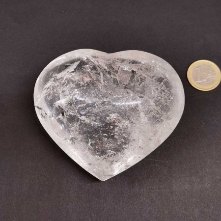 Cristal de Roche - Coeur à Poser