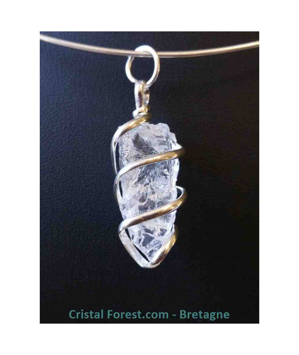 Cristal De Roche - Pendentif Cerclé